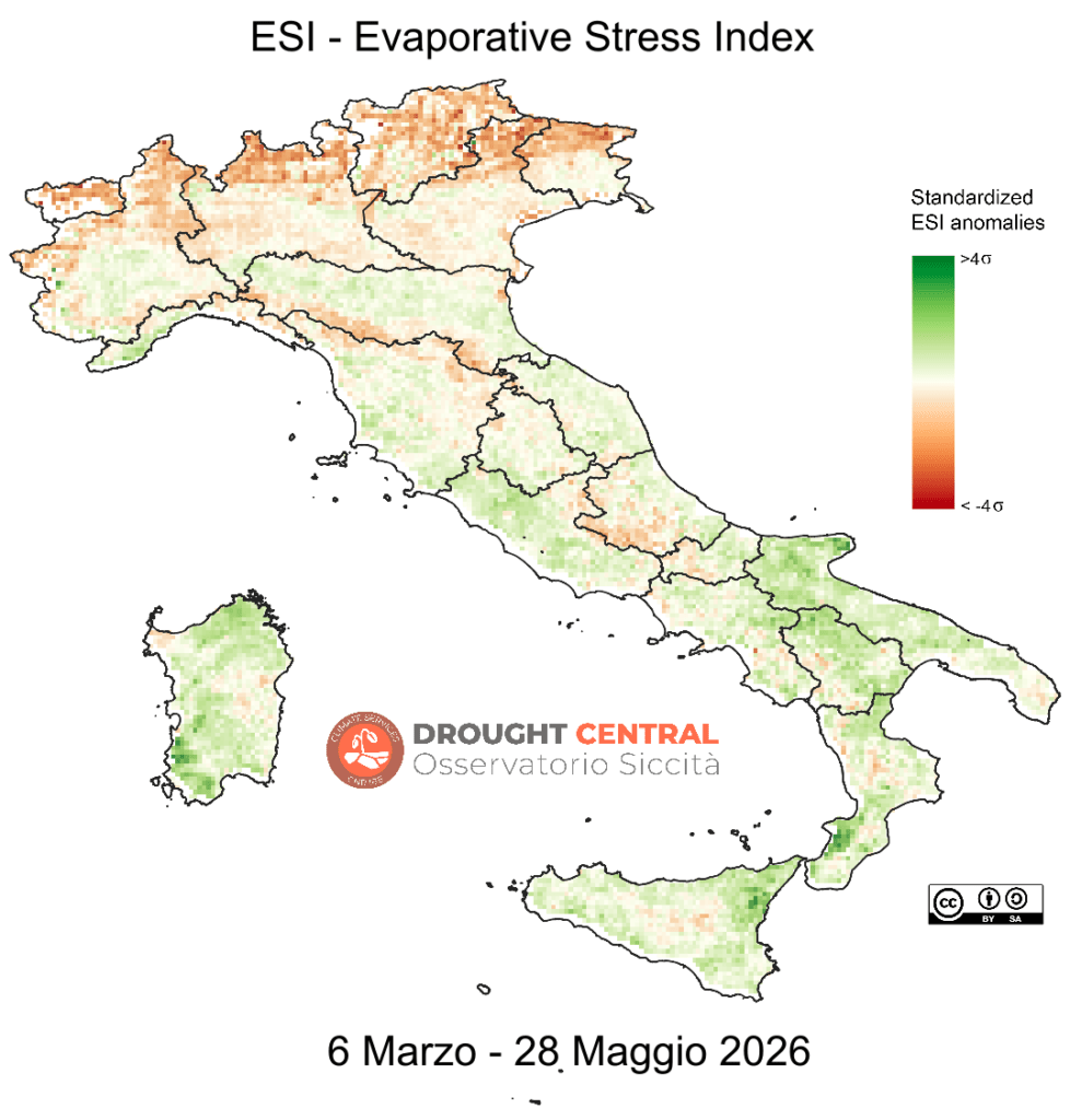 Mappa ESI 12 settimane - 28 Maggio 2026
