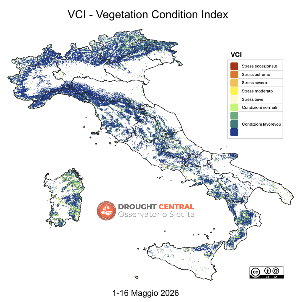 Indice VCI 1-16 Maggio 2026